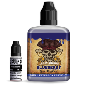 Blueberry Sea Biscuit -  Isle of Custard Shortfill