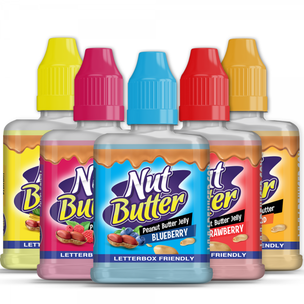 300ml Peanut Butter Jelly - NutButter Shortfill Sample pack 300ml Peanut Butter Jelly - NutButter Shortfill Sample pack